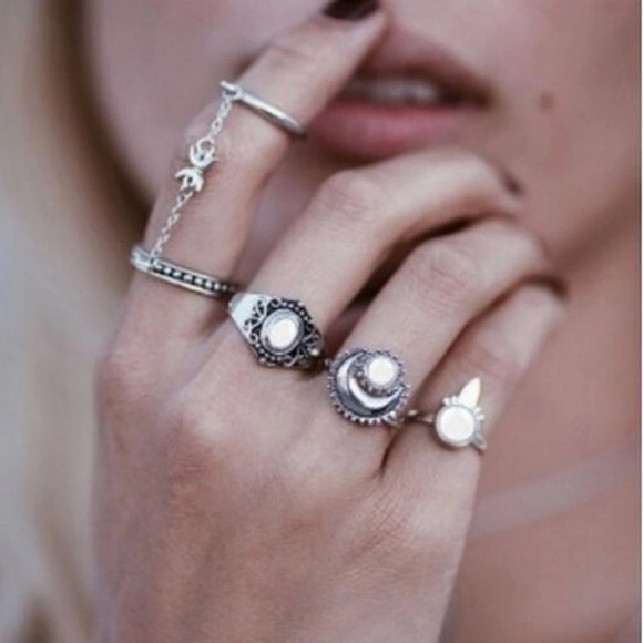 MIDI MOON RING SET - Picture 2 of 5